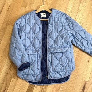 Zara oversized quilted jacket
